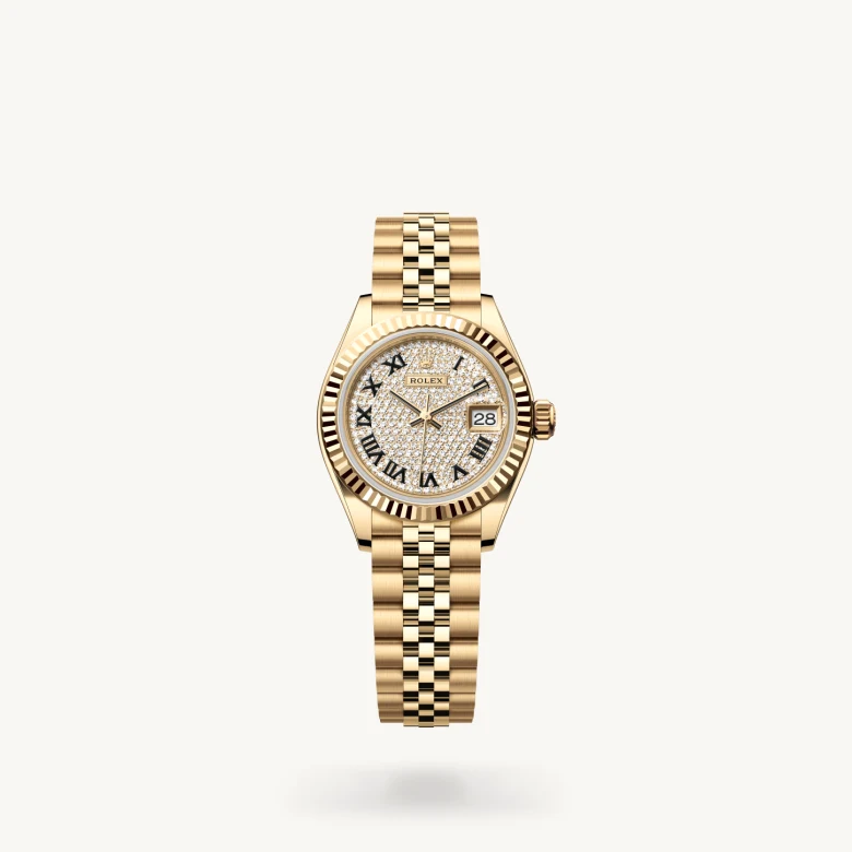 Rolex Lady-Datejust in 18 ct yellow gold, M279178-0032 - Rolex Boutique San Jose