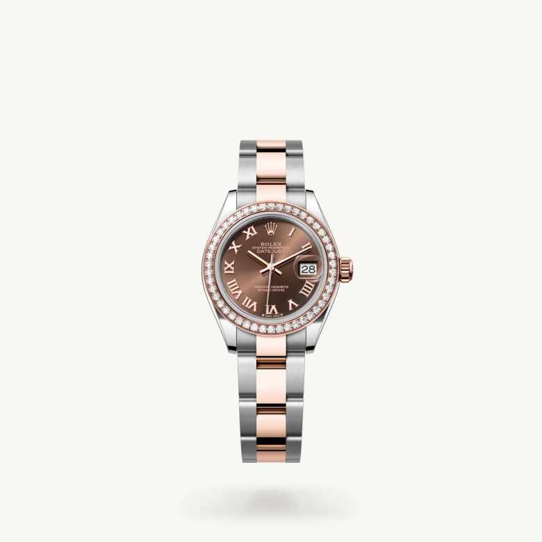 Rolex Lady-Datejust in Everose Rolesor - combination of Oystersteel and Everose gold, M279381RBR-0010 - Rolex Boutique San Jose