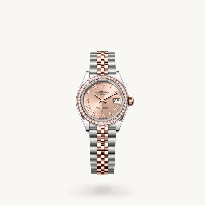 Rolex Lady-Datejust in Everose Rolesor - combination of Oystersteel and Everose gold, M279381RBR-0025 - La Différence Time Centre