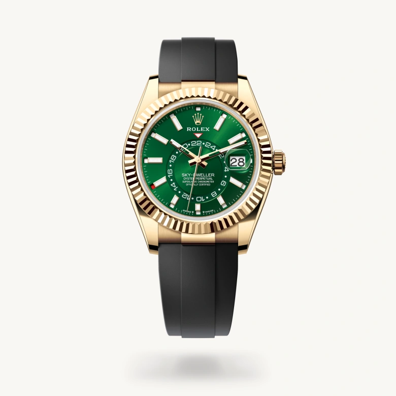 Rolex Sky-Dweller in 18 ct yellow gold, M336238-0004 - J. Vair Jewellers