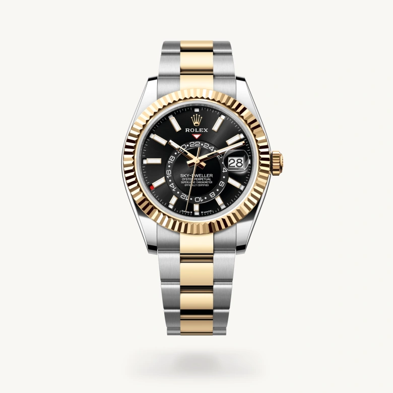 Rolex Sky-Dweller in Yellow Rolesor - combination of Oystersteel and yellow gold, M336933-0003 - J. Vair Jewellers