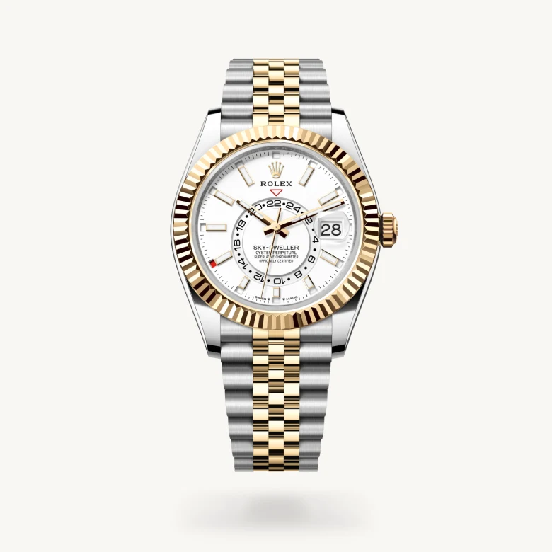 Rolex Sky-Dweller in Yellow Rolesor - combination of Oystersteel and yellow gold, M336933-0006 - J. Vair Jewellers
