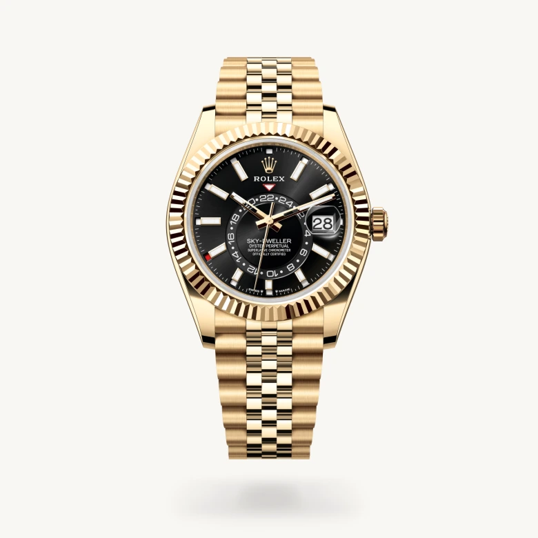 Rolex Sky-Dweller in 18 ct yellow gold, M336938-0005 - J. Vair Jewellers