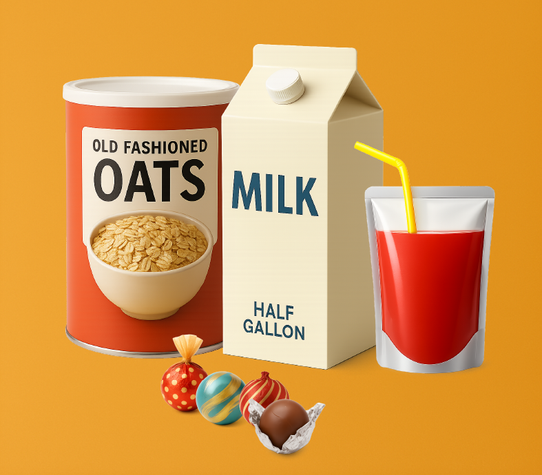 Solid warm orange background