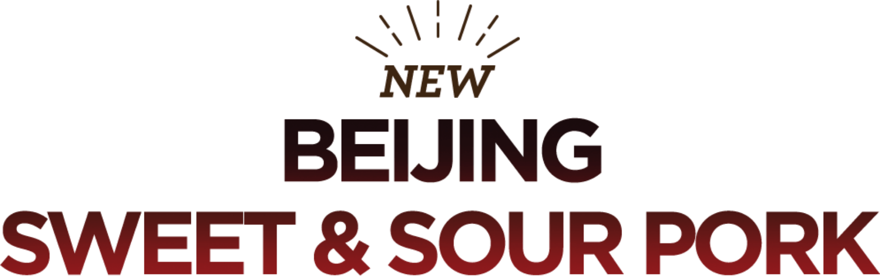 NEW - BEIJING SWEET & SOUR PORK