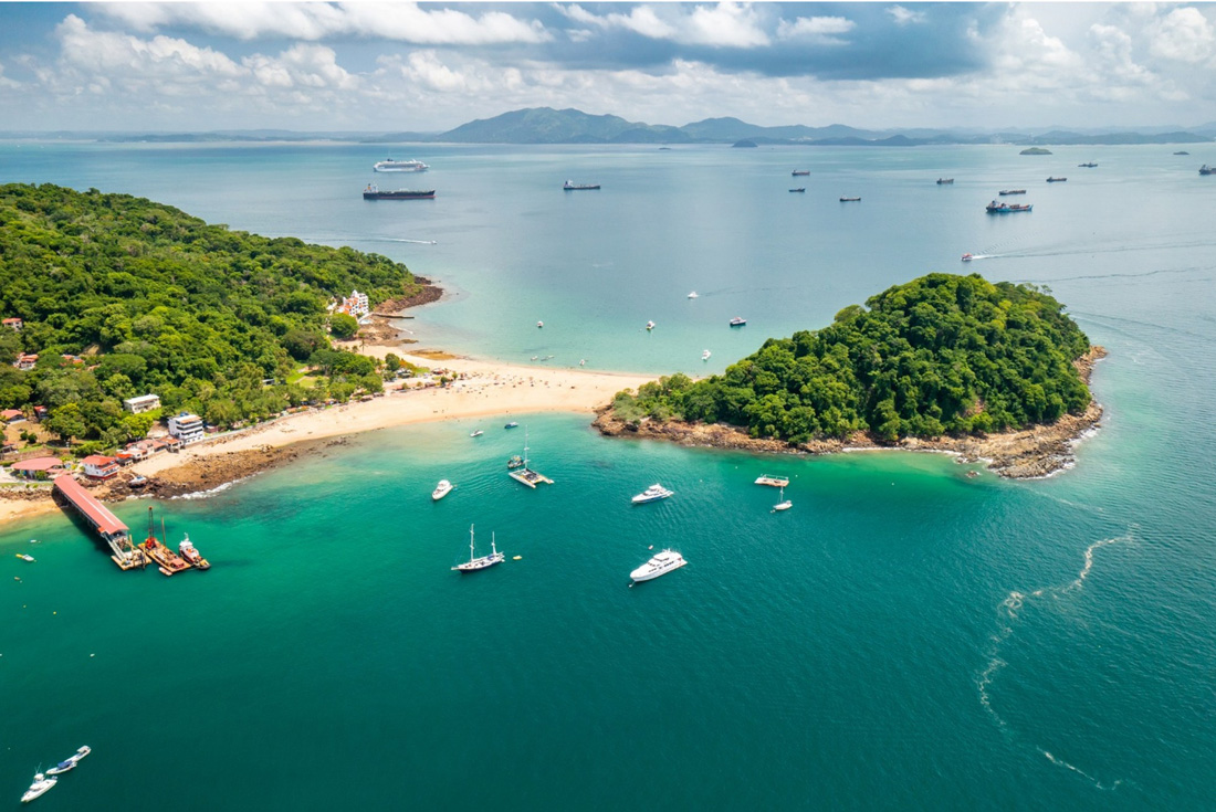 Thirty minutes from the capital by ferry, Taboga has a history stretching back to the 1600s—conquistadors, pirates, and now a quiet island escape.