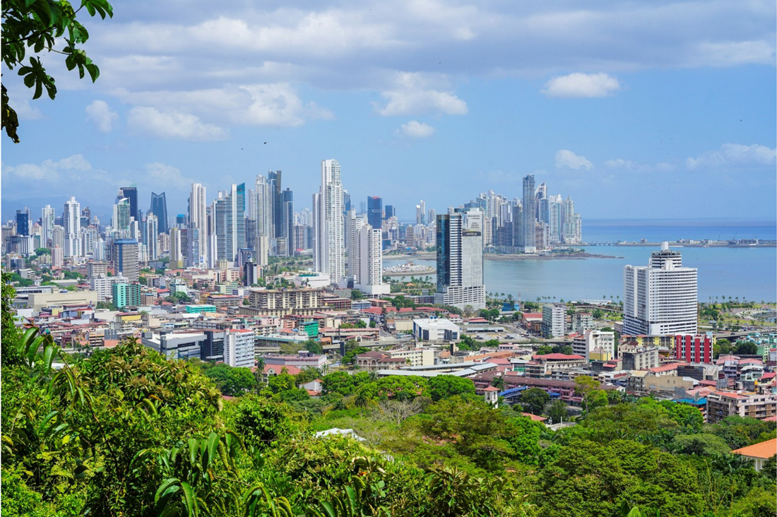 A 48-hectare pocket of rainforest inside the city limits, crowned by the largest flag in Panama—raised in 1979 as a symbol of sovereignty after 75 years of U.S. control.