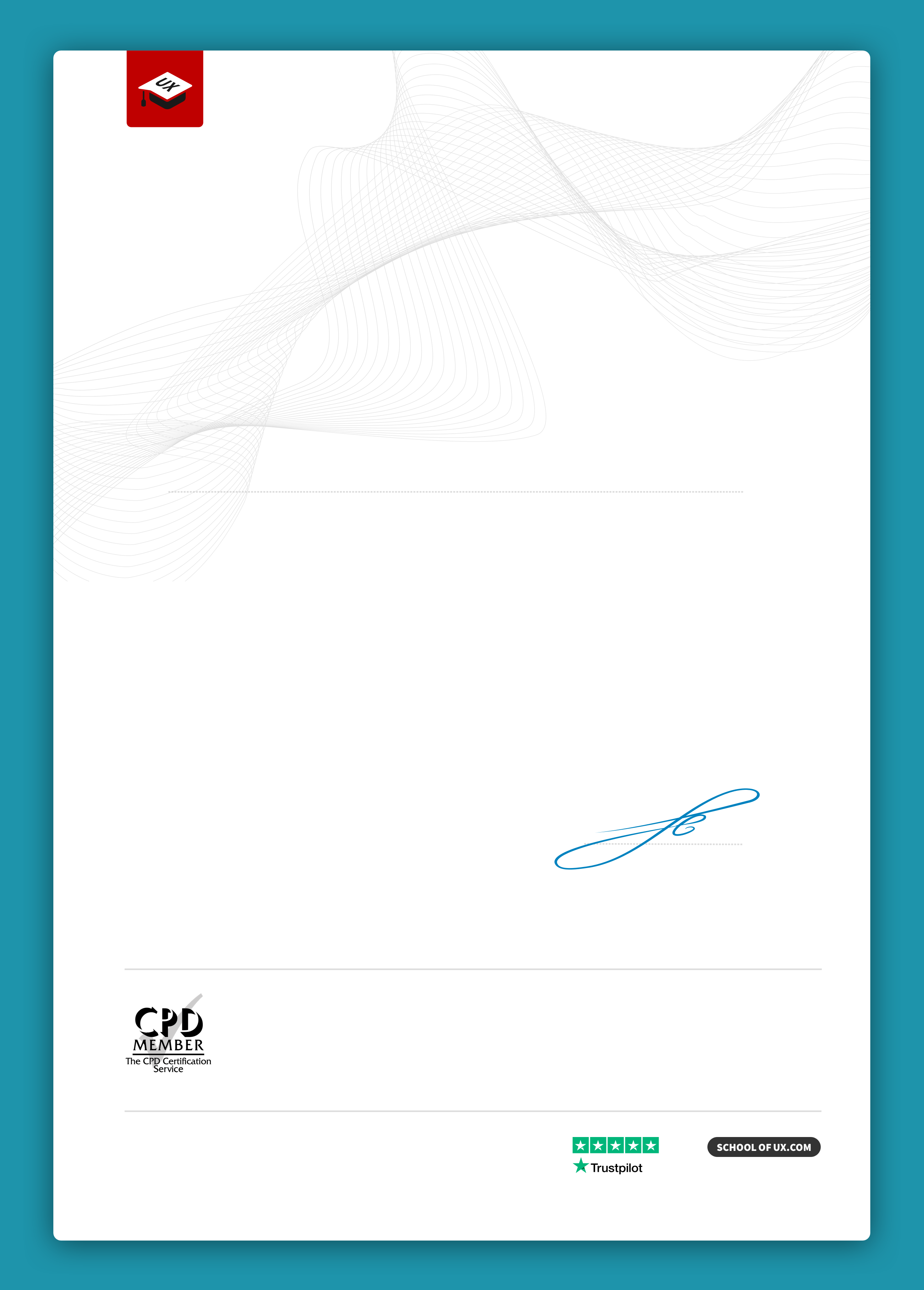 Content Design Ux Writing The School Of Ux Accredible Certificates Badges And Blockchain