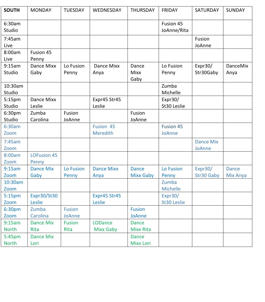 Gaby Copeland Jazzercise London