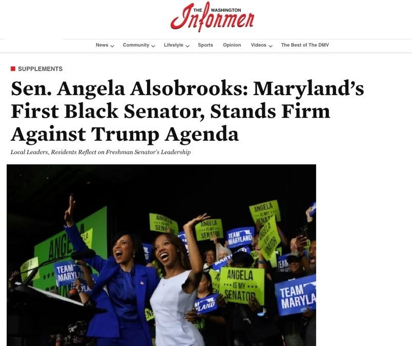 Sen. Angela Alsobrooks: Maryland's First Black Senator, Stands Firm Against Trump Agenda