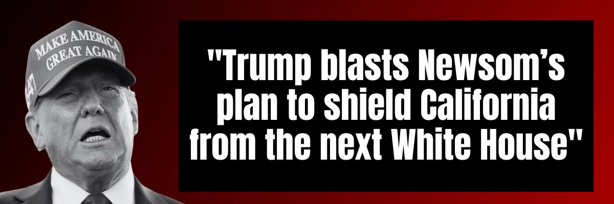 Trump calls Gavin Newsom 'bulls—'