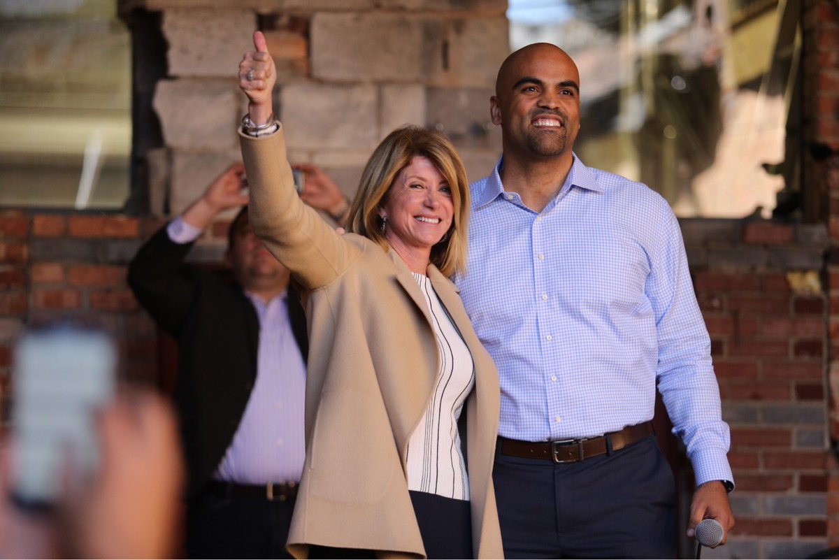 Colin Allred and Wendy Davis