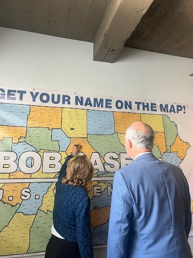 Bob Casey and Gabby Giffords