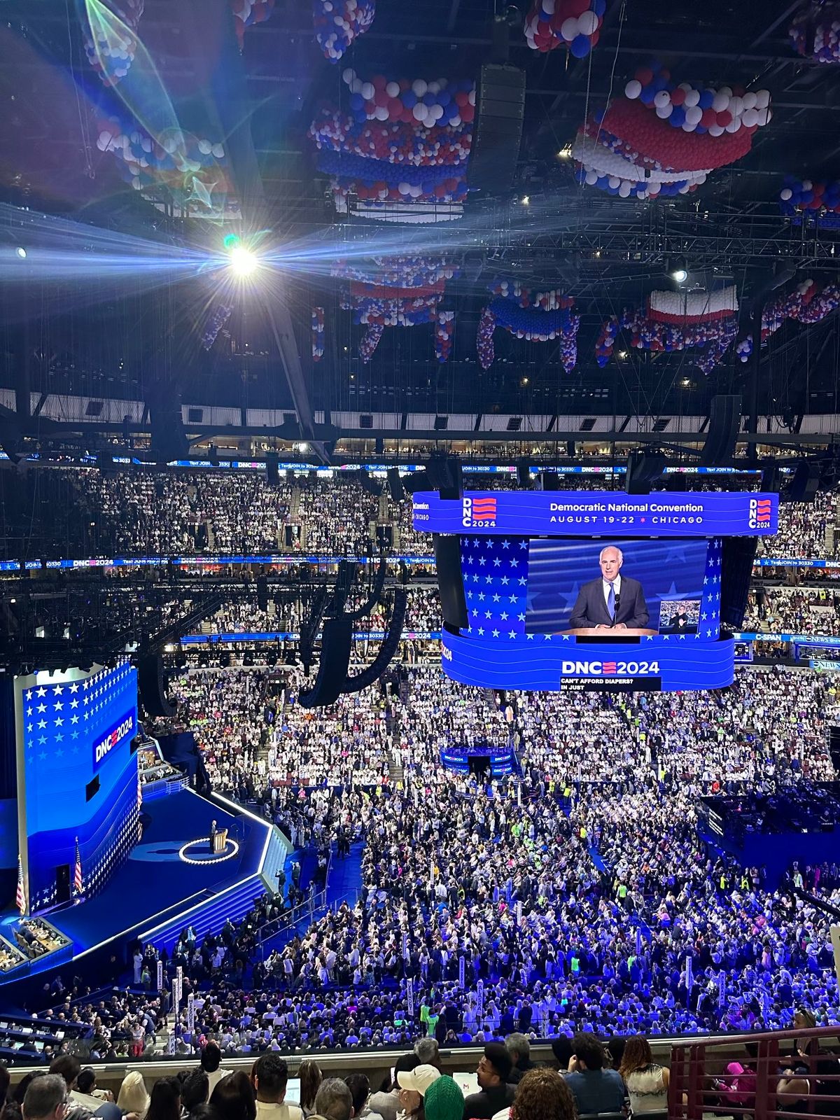 Bob speaking at the DNC
