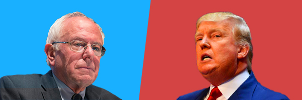 Donald Trump vs Bernie Sanders