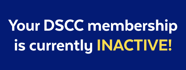 Your DSCC membership is inactive!