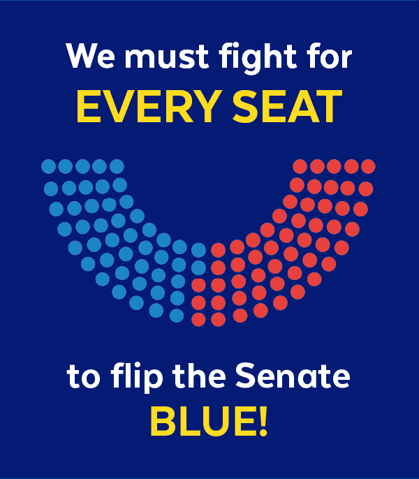 We must fight for every seat to flip the Senate blue!