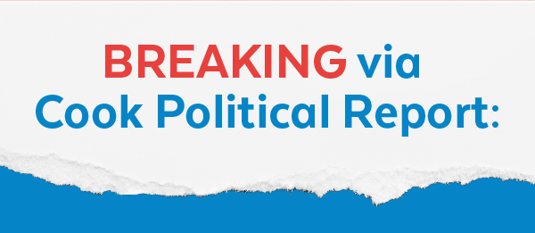 Breaking via Cook Political Report: