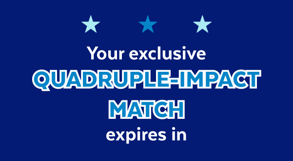 Your exclusive Quadruple-Impact Match expires in