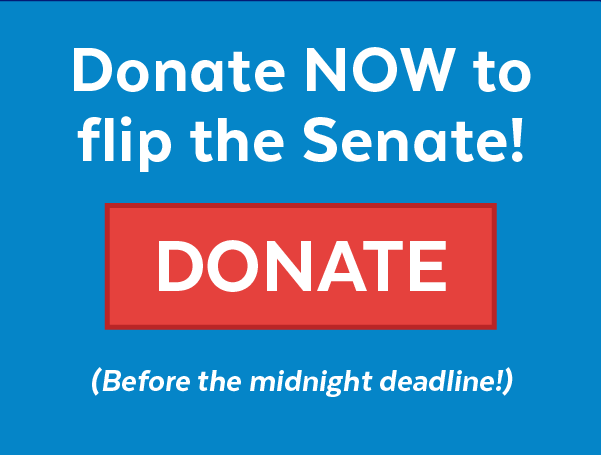 Donate now to flip the Senate! | Donate (Before the midnight deadline!)