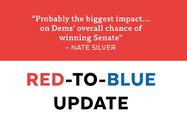 'Probably the biggest impact... on Dems' overall chance of winning Senate' - Nate Silver | Red-to-Blue Update