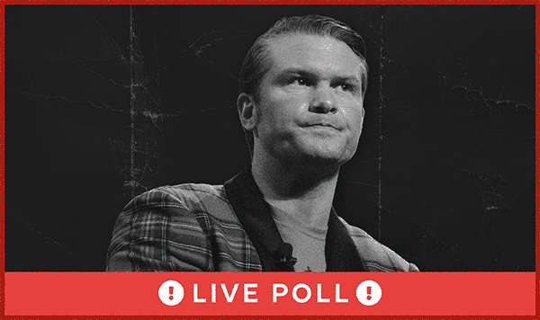 Pete Hegseth | Live Poll