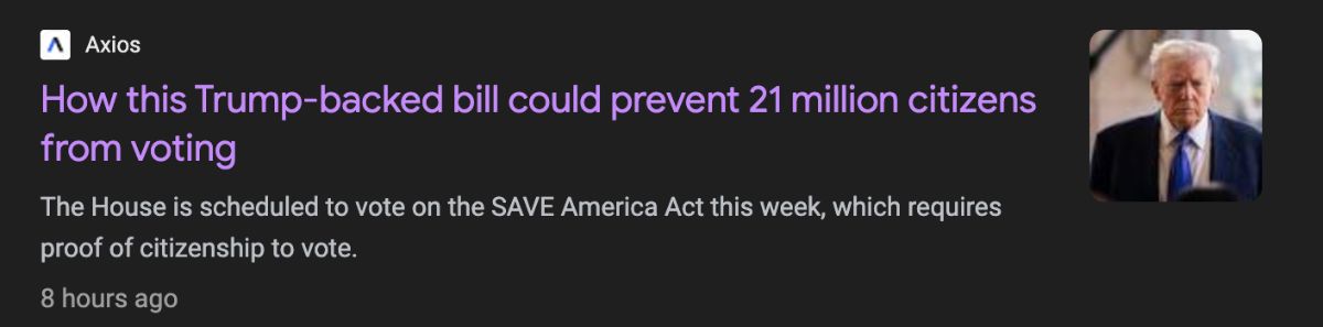How this Trump-backed bill could prevent 21 million citizens from voting