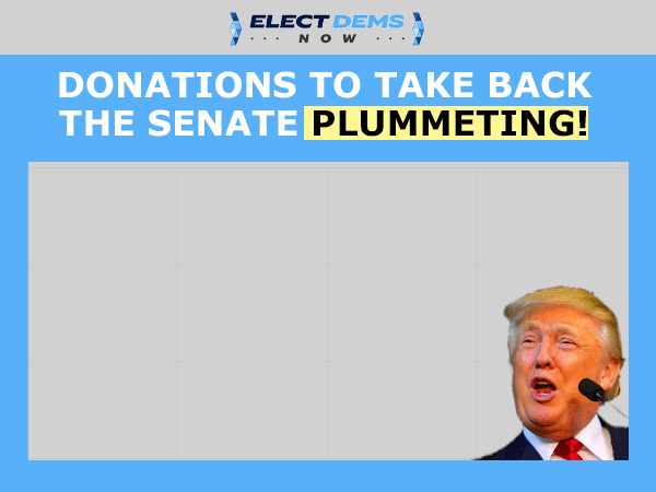 Donations to take back the senate plummeting GIF
