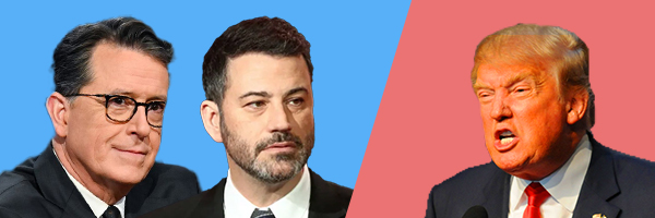 Kimmel and Colbert Vs. Trump