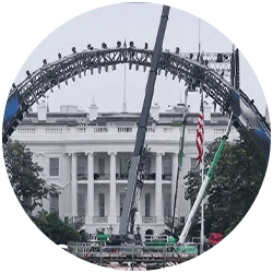 UFC Stage on White House lawn