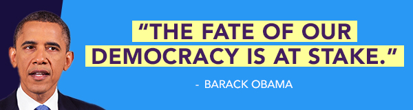 Barack Obama: The Fate of our Democracy is at Stake