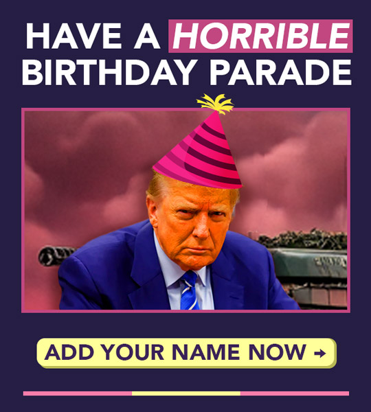 Have a HORRIBLE Birthday Parade