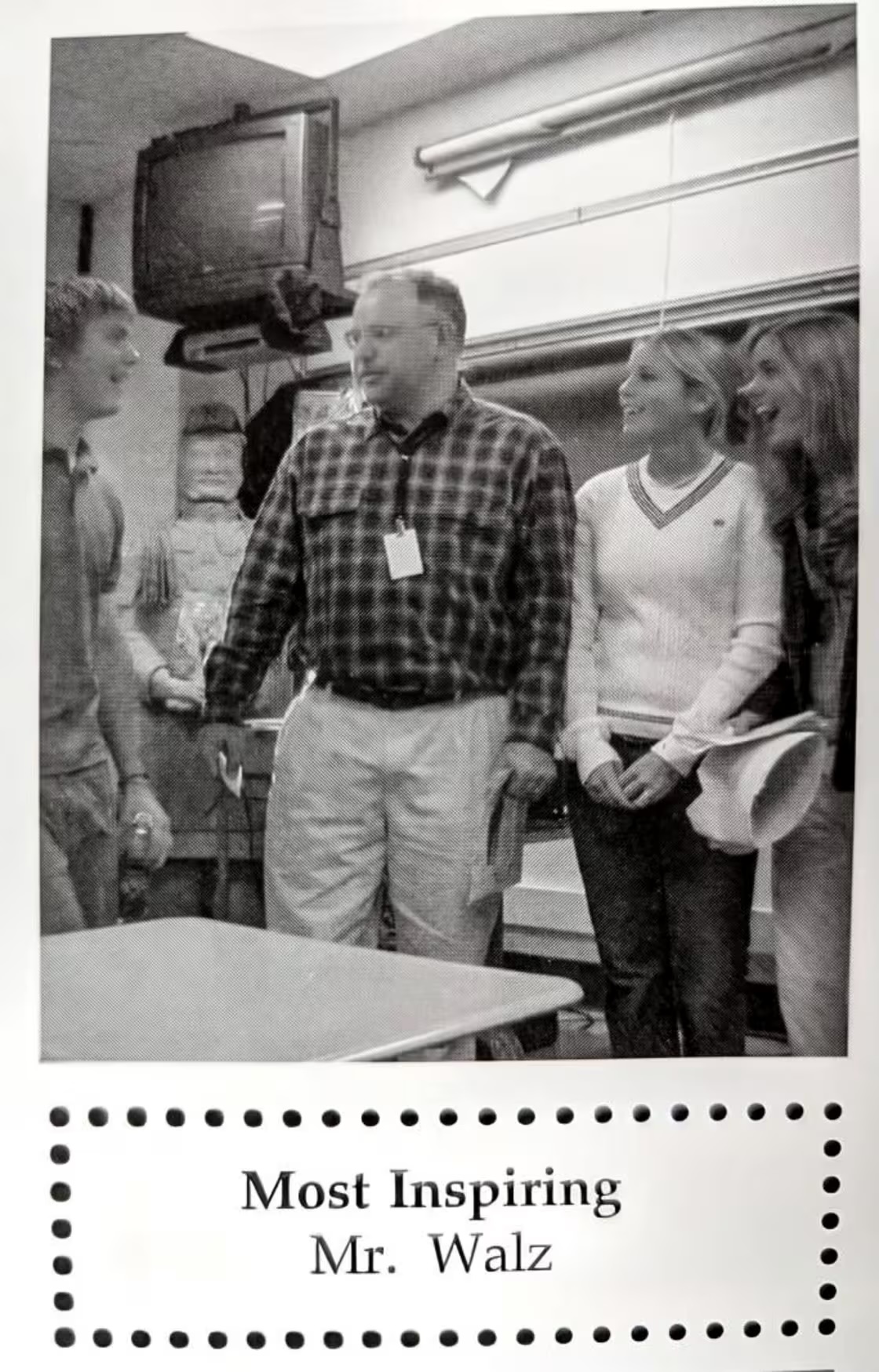 Tim Walz as most inspiring teacher