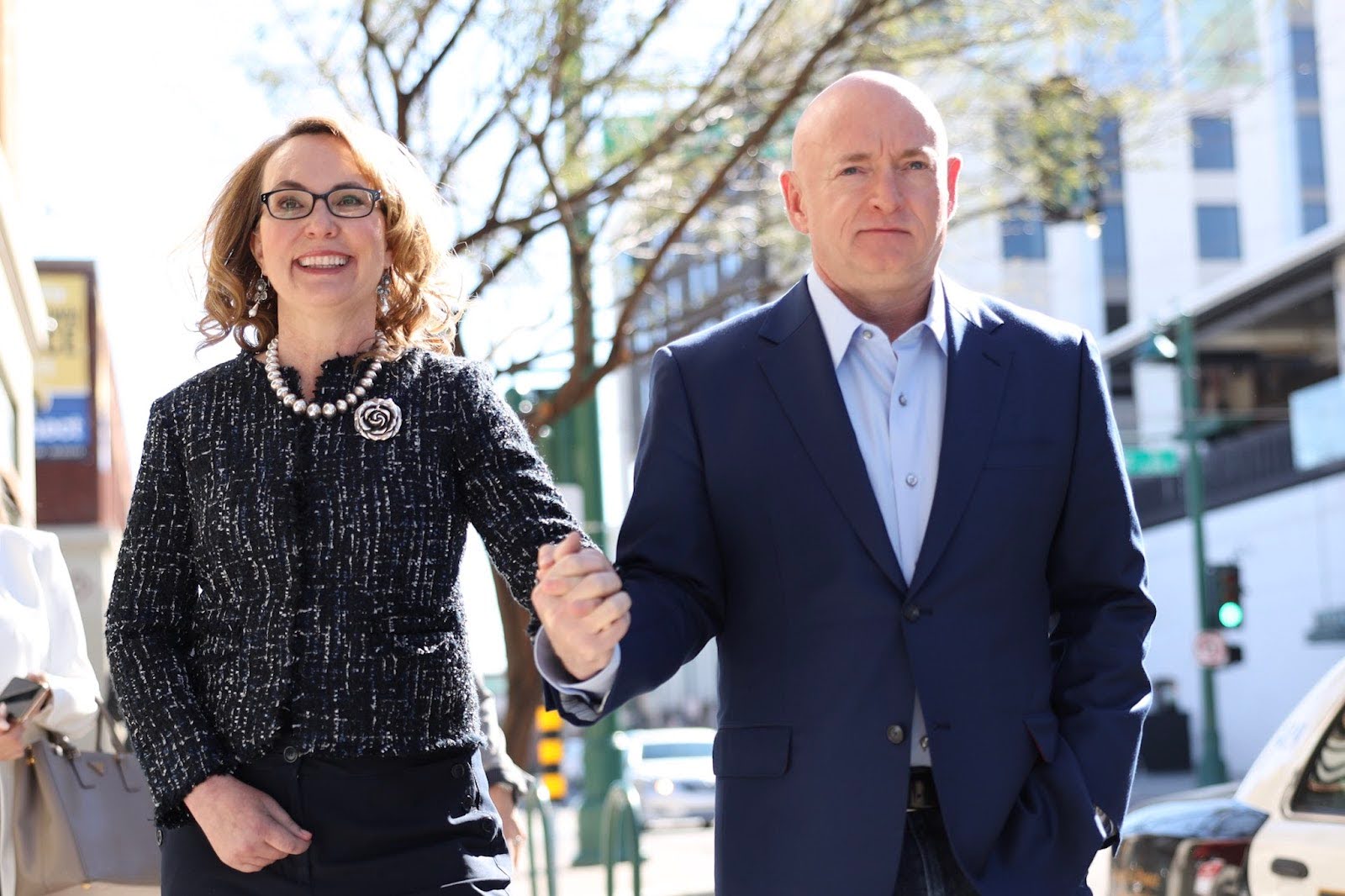 Mark Kelly and Gabby Giffords