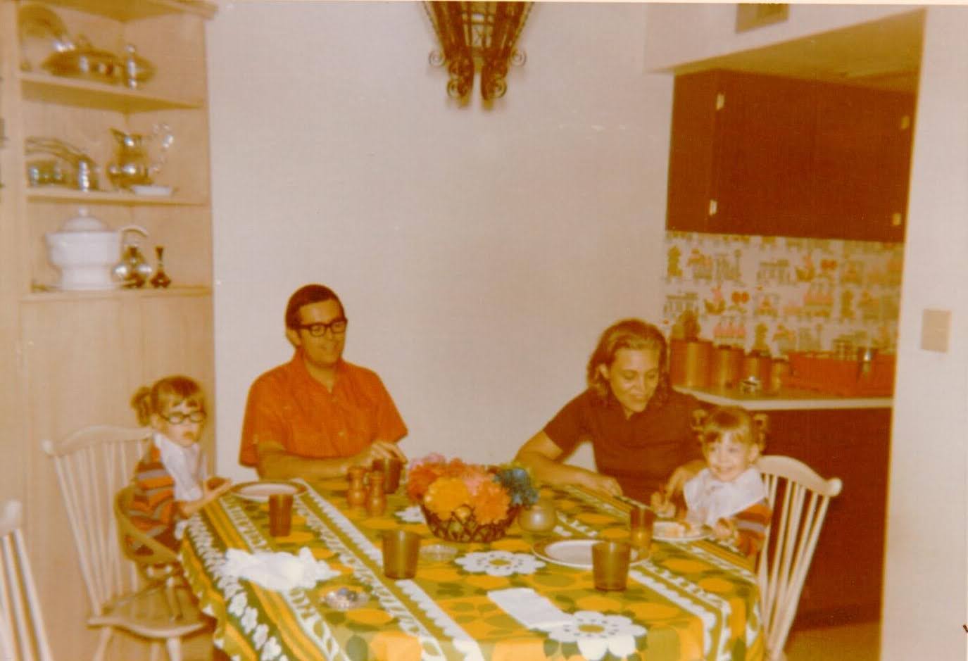 Young Katie and her family