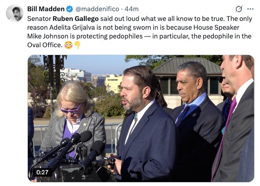Mike Johnson is still covering up for pedophiles