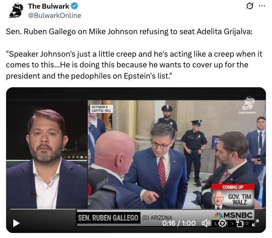 Mike Johnson is covering up for pedophiles