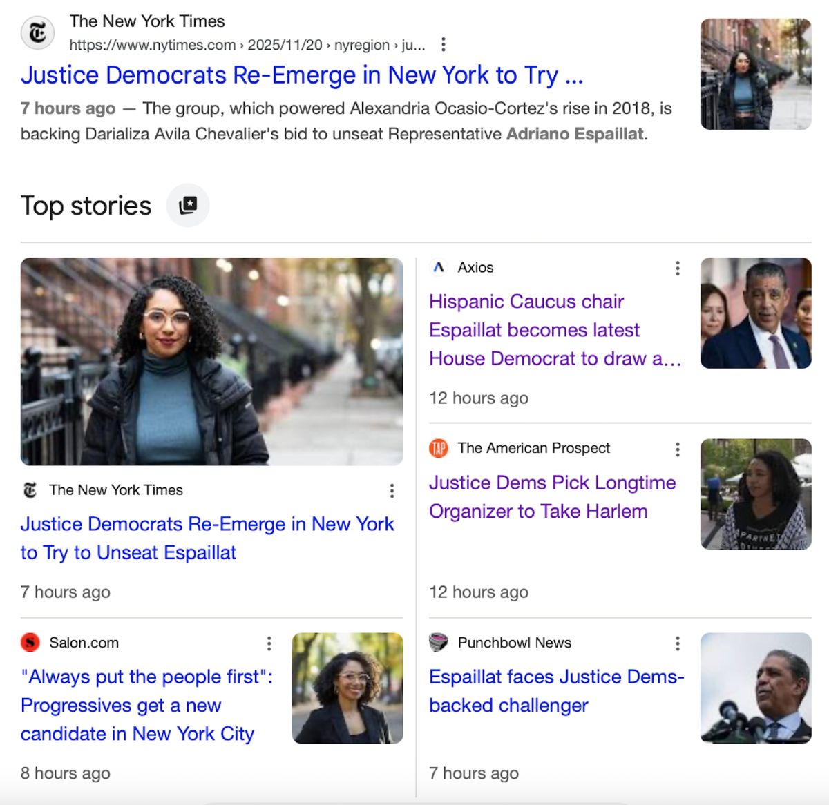 The New York Times: Justice Democrats Re-Emerge in New York to Try to Unseat Espaillat; Axios: Hispanic Caucus chair becomes latest House Dem to draw a primary foe; The American Prospect: Justice Dems Pick Longtime Organizer to Take Harlem; Punchbowl News: Espaillat faces Justice Dems-backed challenger; Salon: “Always put the people first”: Progressives get a new candidate in New York City