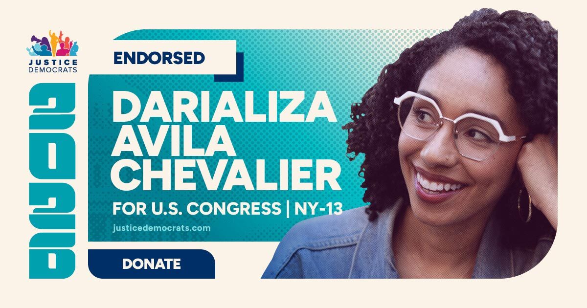 Justice Democrats 2026 Endorsed Darializa Avila Chevalier for U.S. Congress (NY-13)