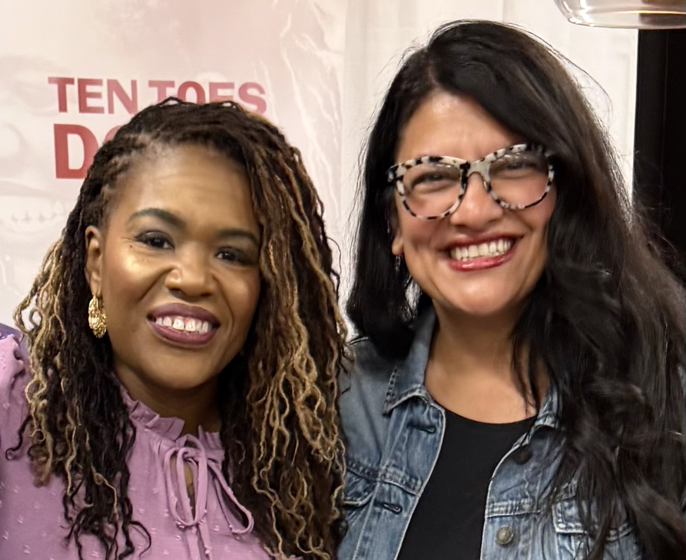 Photo of Cori Bush and Rashida Tlaib