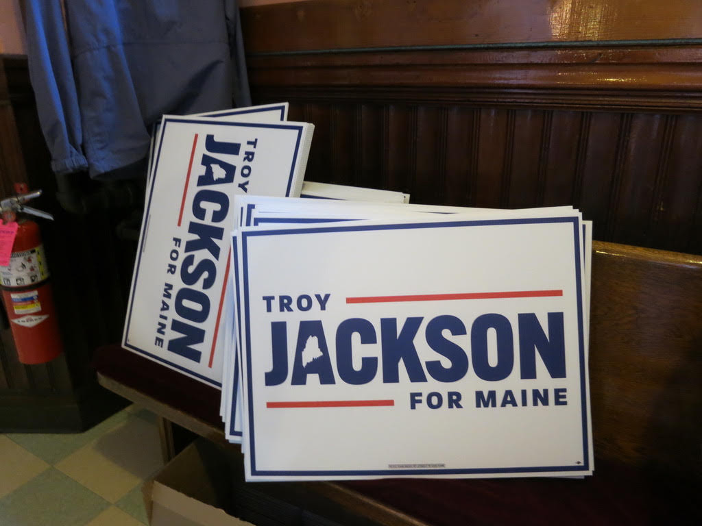 Image of Troy Jackson yard signs