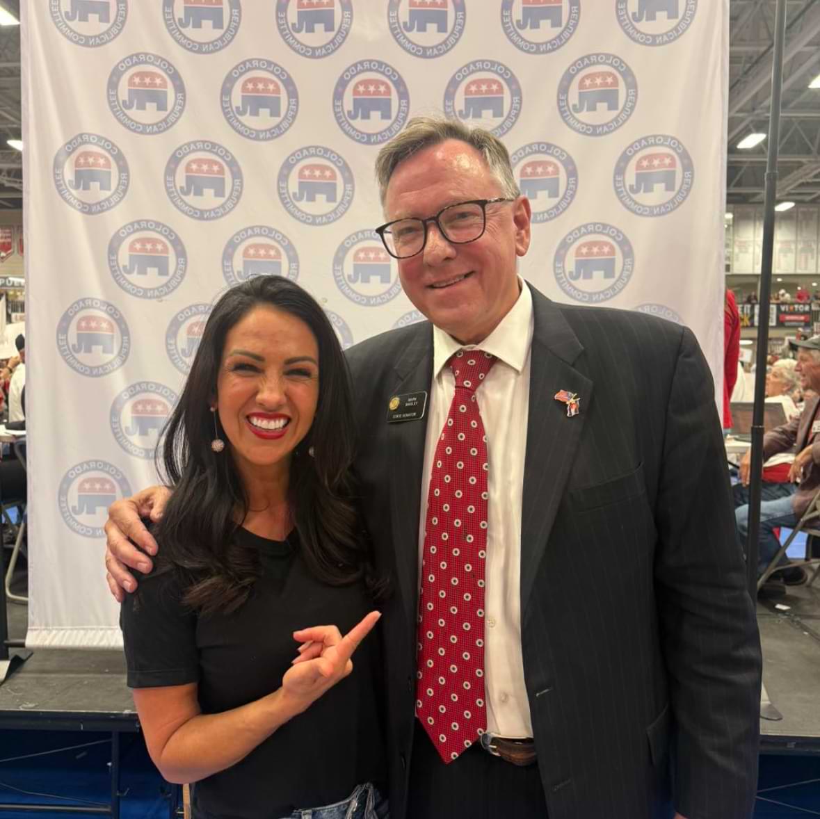 Photo of Lauren Boebert and Mark Baisley