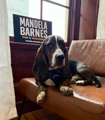 Arthur, Mandela Barnes’ official campaign spokespup.