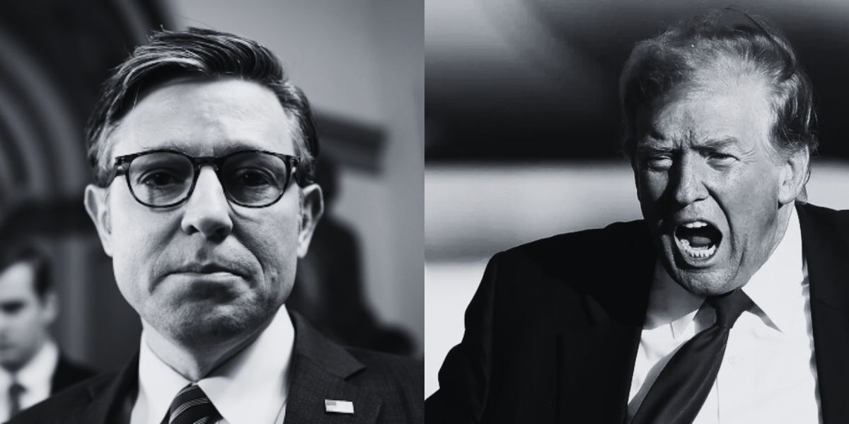 Speaker Johnson and Donald Trump