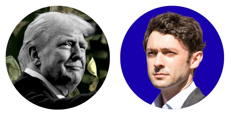 Smug Trump vs. Jon Ossoff