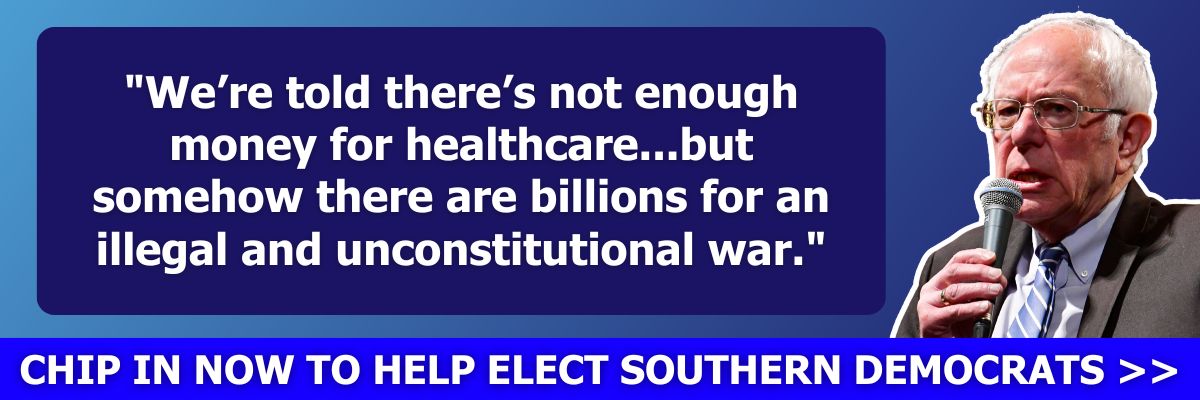 Bernie Sanders: We're told there's not enough money… but somehow there are billions for an illegal & unconstitutional war.