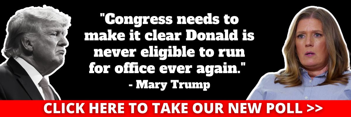 Mary Trump: Congress needs to make it clear Donald is never eligible to run for office ever again.