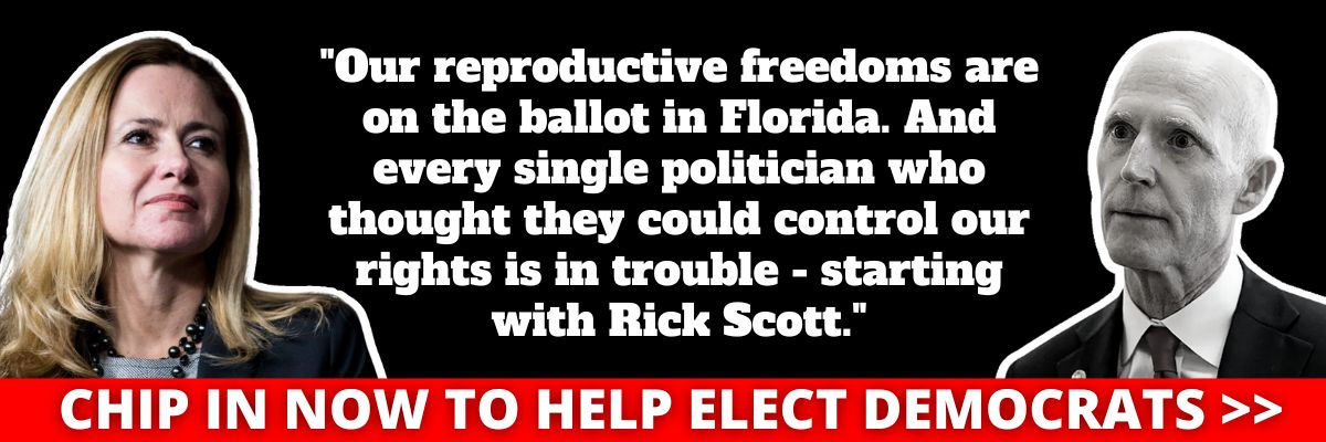 Debbie Mucarsel-Powell: Our reproductive freedoms are on the ballot in Florida, and every single politician who thought they could control our rights is in trouble -- starting with Rick Scott.