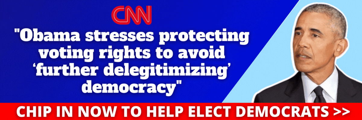 CNN: Obama stresses protecting voting rights to avoid ‘further delegitimizing’ democracy. / Michelle Obama: The John Lewis Voting Rights Advancement Act… is our best path toward creating a democracy that truly responds to our votes and our voices.