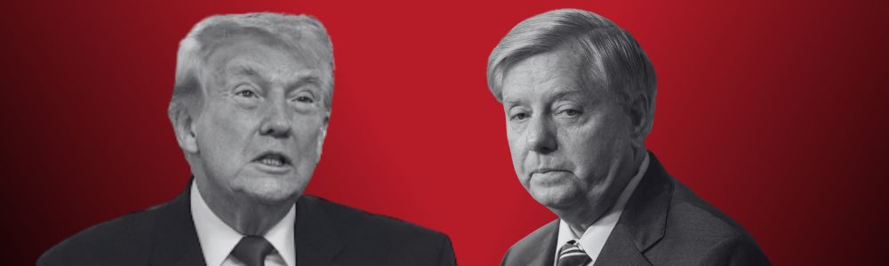Lindsey Graham and Donald Trump